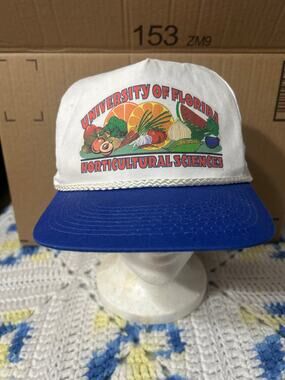 Vintage University Of Florida Horticultural Sciences Snapback Hat Cobra Caps